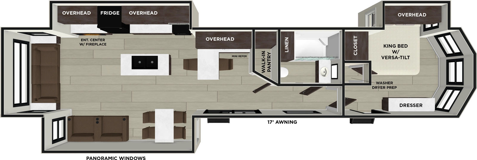 Wildwood Lodge 40RLB Floorplan